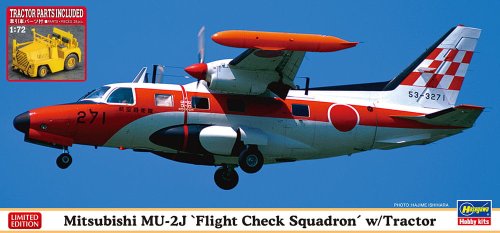 Przejdź do produktu HASEGAWA 02370 - 1:72 Mitsubishi MU-2J Flight Check Squadron w/Tractor