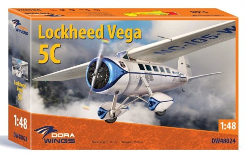 Przejdź do produktu DORA WINGS DW 48024 - 1:48 Lockheed Vega 5c