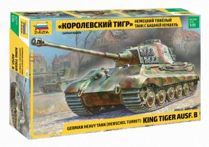 ZVEZDA 3601 - 1:35 KingTiger Ausf.B Henschel Turret