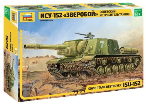 Przejdź do produktu ZVEZDA 3532 - 1:35 ISU-152 Soviet Self-propelled Gun