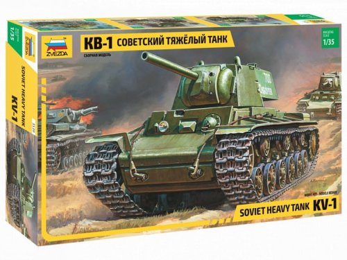 Przejdź do produktu ZVEZDA 3539 - 1:35 KV-1 Soviet Heavy Tank