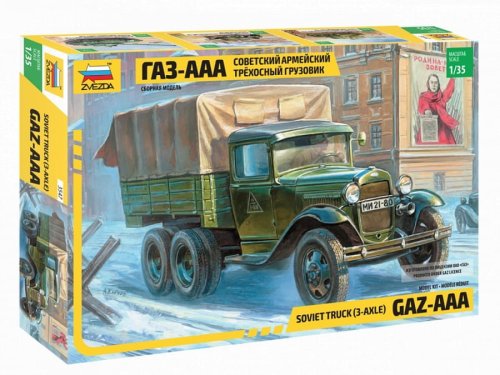 Przejdź do produktu ZVEZDA 3547 - 1:35 GAZ-AAA