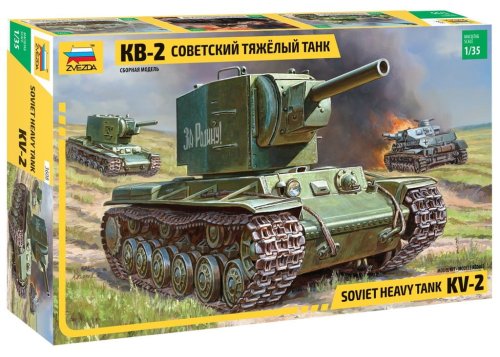 Przejdź do produktu ZVEZDA 3608 - 1:35 KV-2 Soviet Heavy Tank