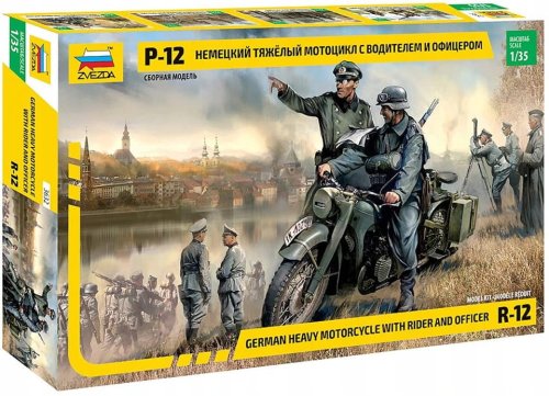 Przejdź do produktu ZVEZDA 3632 - 1:35 German WWII Single BMW R12 w/Crew