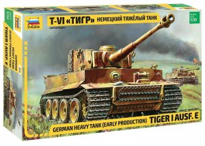 ZVEZDA 3646 - 1:35 Tiger I Ausf.E Early Production