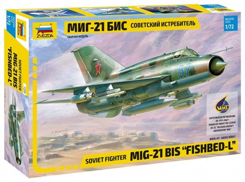 Przejdź do produktu ZVEZDA 7259 - 1:72 MiG-21bis Soviet Fighter