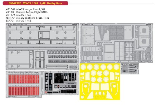 Przejdź do produktu EDUARD BIG49296 - 1:48 MV-22