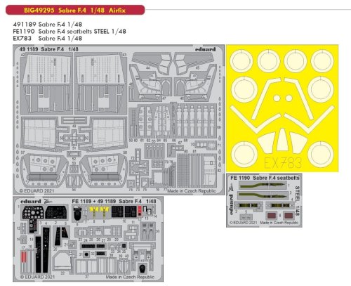 Przejdź do produktu EDUARD BIG49295 - 1:48 Sabre F.4