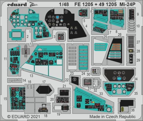 Przejdź do produktu EDUARD FE1205 - 1:48 Mi-24P
