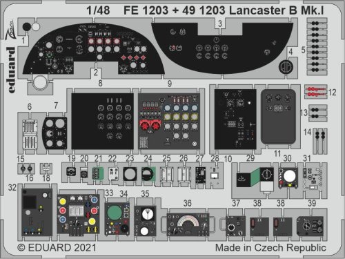 Przejdź do produktu EDUARD FE1203 - 1:48 Lancaster B Mk.I