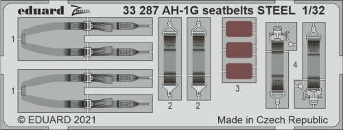 Przejdź do produktu EDUARD 33287 - 1:32 AH-1G seatbelts - Steel