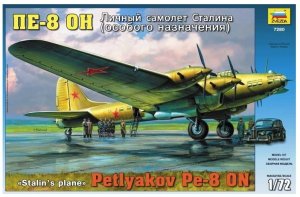 ZVEZDA 7280 - 1:72 Petlyakov PE-8 ON