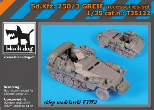 Przejdź do produktu BLACK DOG T35132 - 1:35 Sd.Kfz. 250\3 Greif accessories set