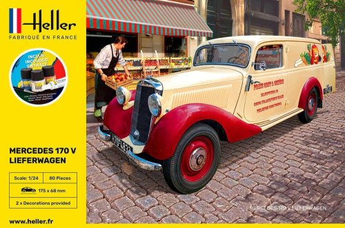 Przejdź do produktu HELLER 56736 - 1:24 Mercedes 170 V Lieferwagen - Starter Kit