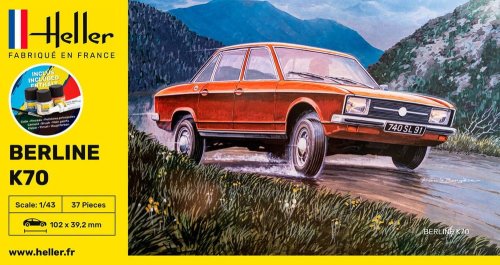 Przejdź do produktu HELLER 56176 - 1:43 Berline K70 - Starter Kit