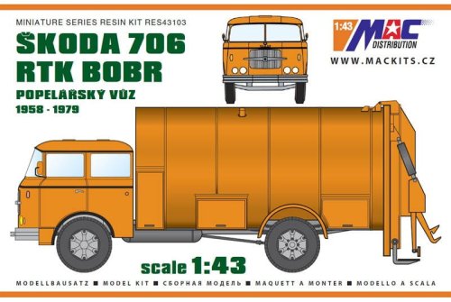 Przejdź do produktu MAC 43104 - 1:43 Skoda 706 RTK BOBR