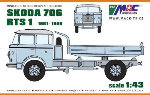 Przejdź do produktu MAC 43102 - 1:43 Skoda 706 RTS 1