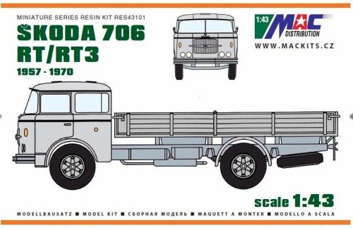 Przejdź do produktu MAC 43101 - 1:43 Skoda 706 RT/RT 3