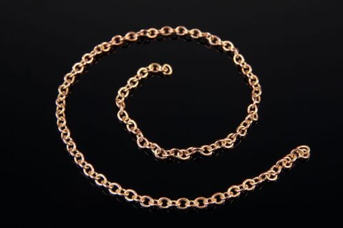 Przejdź do produktu CMK H1016 - Łańcuszek mosiężny 2,0mm x 2,5mm, długość 30 cm