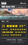 FLYHAWK 710125 - 1:700 HMS Hood 1941 - Hoist Detail Set