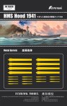 FLYHAWK 710119 - 1:700 HMS Hood 1941 - Metal Gun Barrels