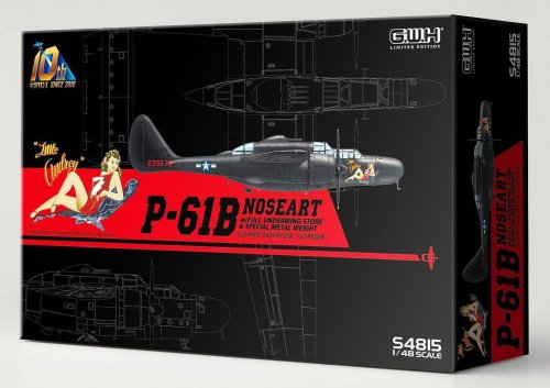 Przejdź do produktu GREAT WALL HOBBY S4815 - 1:48 P-61B Noseart w/ full underwing store & special metal weight - Limited Edition