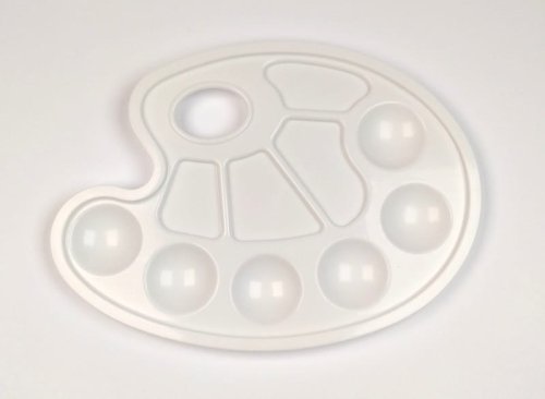 Przejdź do produktu Renesans - Paletka plastikowa owalna mała 16,5x23,5 cm