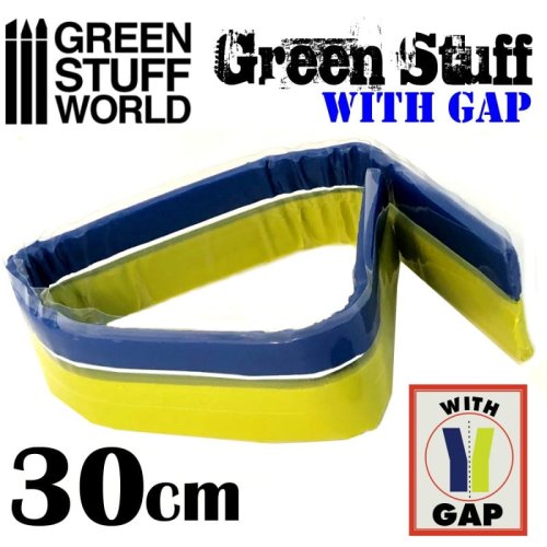Przejdź do produktu GREEN STUFF 9863 - Green Stuff Tape 30 cm with gap - Masa modelarska dwuskładnikowa
