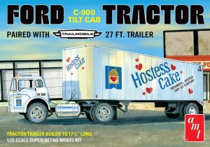 AMT 1221 - 1:25 Ford C-900 Tractor w/ Trailer