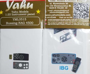 YAHU YML3515 - 1:35 Bussing-NAG 4500 tablica przyrządów