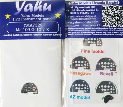 Przejdź do produktu YAHU YMA7329 - 1:72 Messerschmitt Me 109 G-10 / K tablica przyrządów