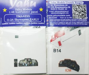 YAHU YMA4899 - 1:48 Cessna O-2 Skymaster tablica przyrządów