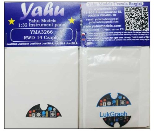 Przejdź do produktu YAHU YMA3266 - 1:32 RWD-14 Czapla tablica przyrządów