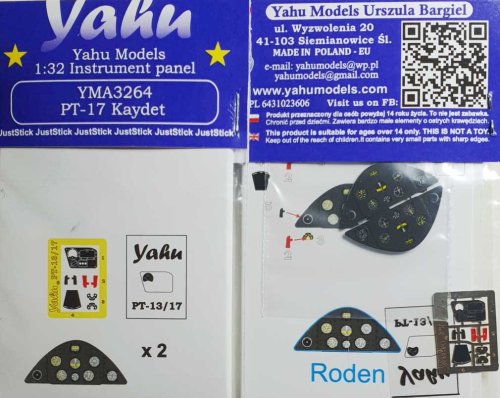 Przejdź do produktu YAHU YMA3264 - 1:32 PT-17 Kaydet tablica przyrządów
