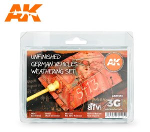 AK INTERACTIVE 11651 - Unfinished German Vehicles Weathering Set