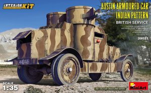 MINIART 39021 - 1:35 Austin Armoured Car Indian Pattern British Service w/ interior kit