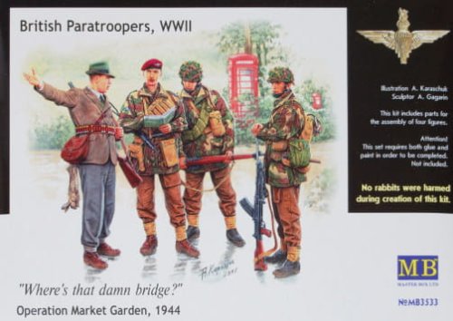 Przejdź do produktu MASTER BOX 3533 - 1:35 British paratroopers, 1944. Kit 1
