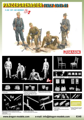 Przejdź do produktu DRAGON 6348 - 1:35 Panzergrenadier Italy 1943-45