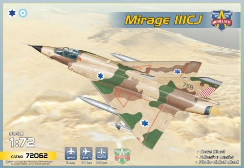 Przejdź do produktu MODELSVIT 72062 - 1:72 Mirage IIICJ