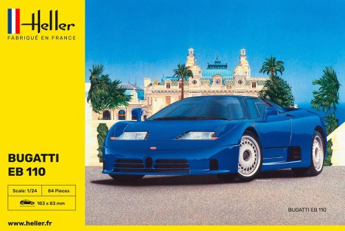 Przejdź do produktu HELLER 80738 - 1:24 Bugatti EB 110