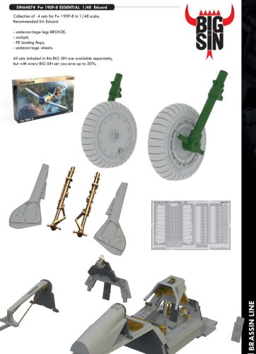 Przejdź do produktu EDUARD SIN64874 - 1:48 Fw 190F-8 Essential
