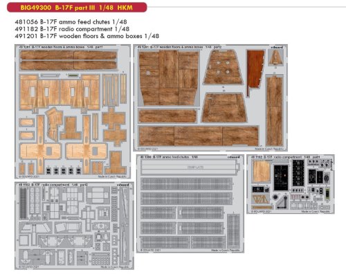 Przejdź do produktu EDUARD BIG49300 - 1:48 B-17F part III