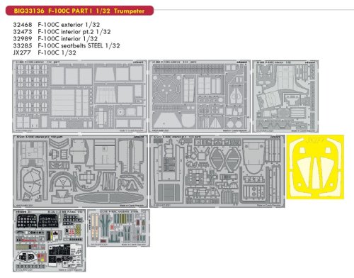 Przejdź do produktu EDUARD BIG33136 - 1:32 F-100C Part I