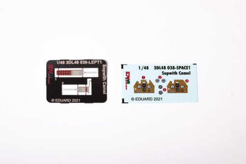 Przejdź do produktu EDUARD 3DL48038 - 1:48 Sopwith Camel - Space 3D Decals + PE
