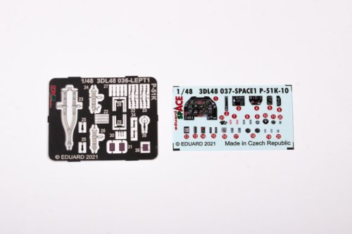Przejdź do produktu EDUARD 3DL48037 - 1:48 P-51K-10 - Space 3D Decals + PE