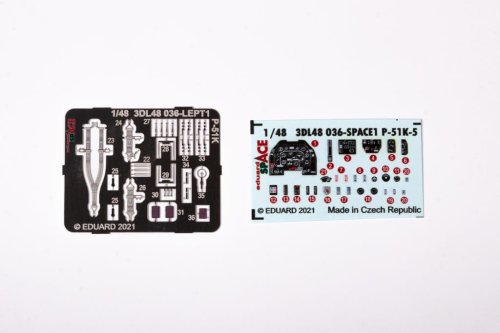 Przejdź do produktu EDUARD 3DL48036 - 1:48 P-51K-5 - Space 3D Decals + PE