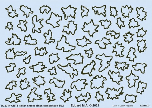 Przejdź do produktu EDUARD D32014 - 1:32 Italian smoke rings camouflage
