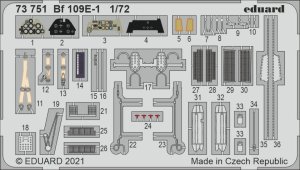 EDUARD 73751 - 1:72 Bf 109E-1