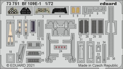 Przejdź do produktu EDUARD 73751 - 1:72 Bf 109E-1