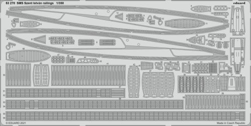 Przejdź do produktu EDUARD 53270 - 1:350 SMS Szent István railings